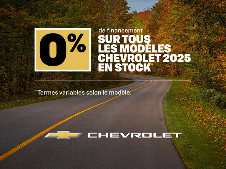 CHEVROLET header 0 FINANCEMENT novembre
